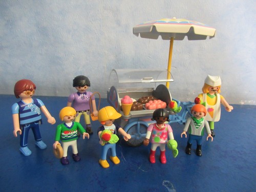 Familie mit kinder eisstand - mit, an